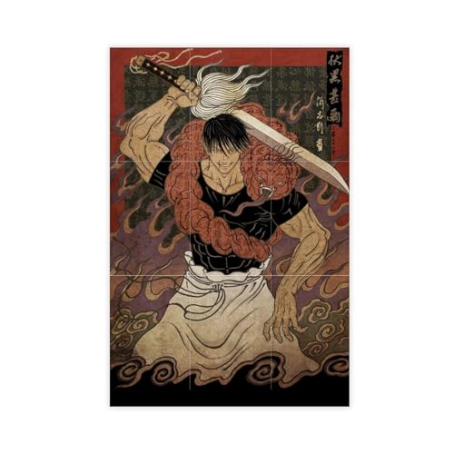ALIBAG Toji Fushiguro 4 Canvas Poster Wall Art Decor Print Picture Paintings for Living Room Bedroom DecorationUnframe-style12x18inch(30x45cm)