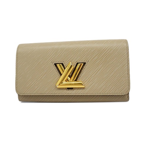 Louis Vuitton Twist  Leather Wallet  (Pre-Owned) | beige