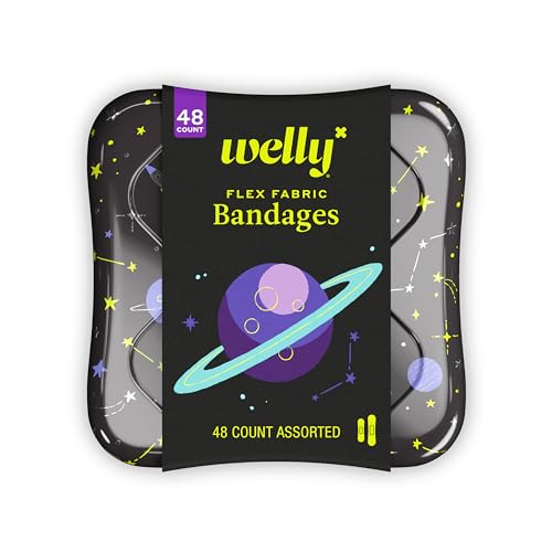 Welly Space Bandages | Adhesive Flexible Fabric Bravery Badges 