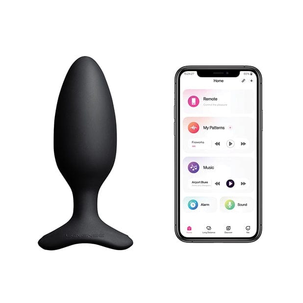 Lovense Hush 2 Bluetooth Remote-Controlled Butt Plug - 1.75"