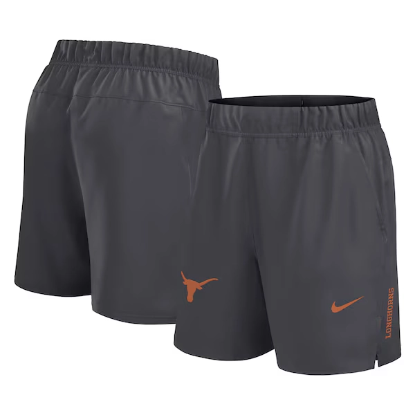 Texas Longhorns Nike Primetime Woven Victory Performance Shorts - Gray
