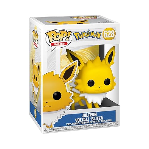Funko POP! Games: Pokemon - Jolteon - Figura de Vinilo Coleccionable - Idea de Regalo - Mercancia Oficial - Juguetes para Niños y Adultos - Anime Fans - Muñeco para Coleccionistas y Exposición