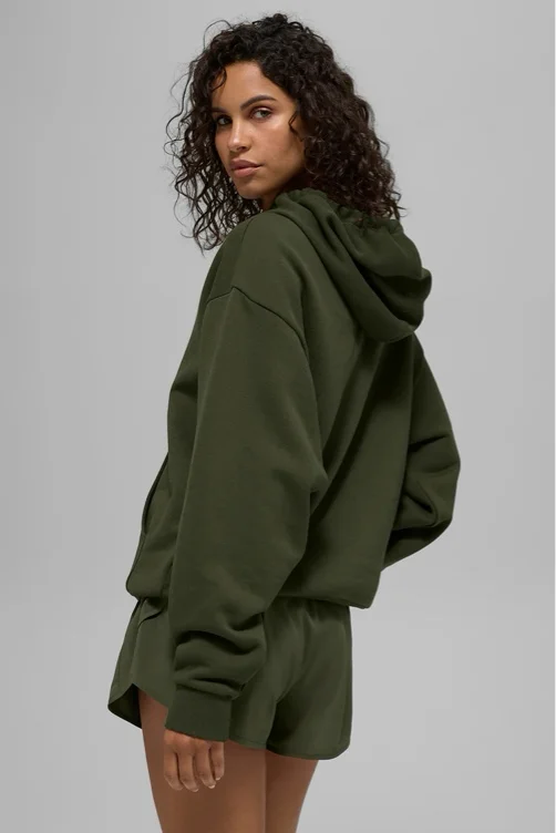 Alo Accolade Hoodie - Green Olive