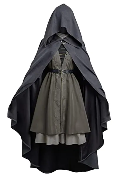 Melina Cosplay Costume Women Melina Figure Dress Cape Cloak Uniform Outfits Halloween Party Suit with Scarf