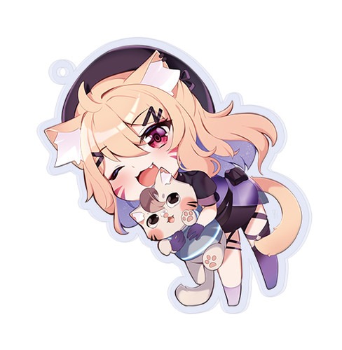 Coomander Space Cat Keychain