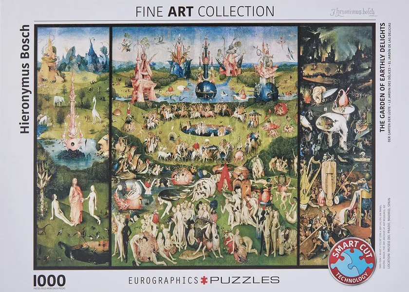 EuroGraphics The Garden of Earthly Delights by Heironymus Bosch (1000 Piece) Puzzle - 
