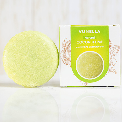 Coconut Lime Shampoo Bar by Vunella