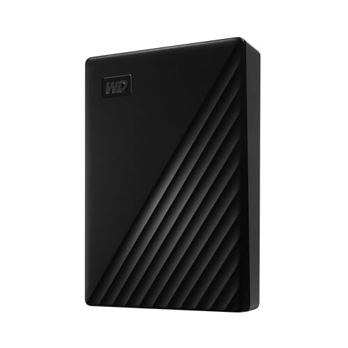 WD 6TB My Passport, Portable External Hard Drive, Black, Backup Software with Defense Against ransomware, and Password Protection, USB 3.1/USB 3.0 Compatible - WDBR9S0060BBK-WESN - Black - 6TB - PC