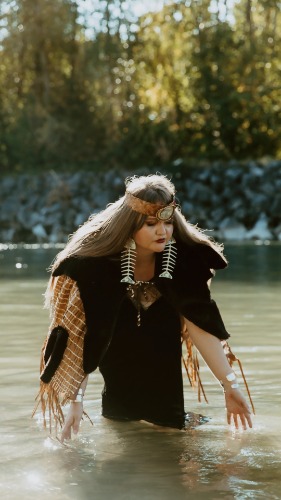 Salmon Ghost (Large) - Copper Canoe Woman