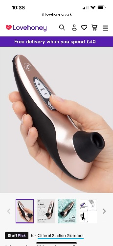 Rechargeable clitoral stimulator 