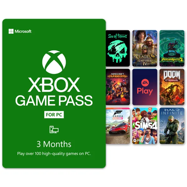Xbox Game Pass for PC | 3 Month Membership | Windows 10 - PC Code
