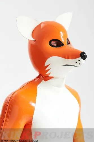 Sexy Latex Fox Head (No Suit)