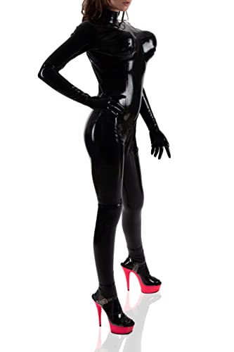 Black Latex Catsuit