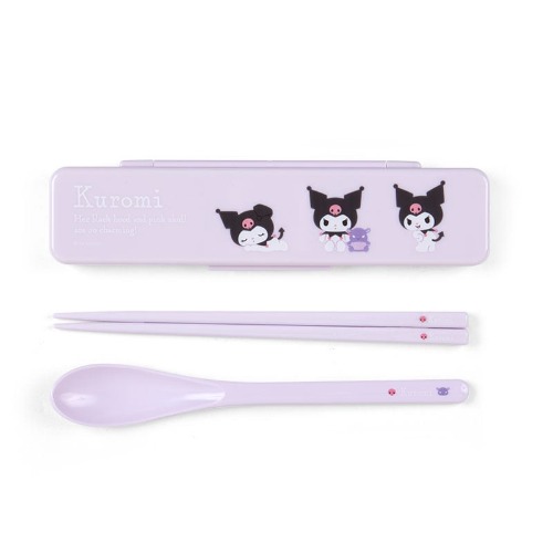 Kuromi Everyday Chopsticks & Spoon Set
