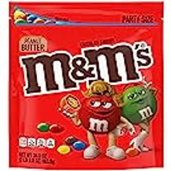 M&M'S Peanut Butter Chocolate Candy Party Size 34-Ounce Bag