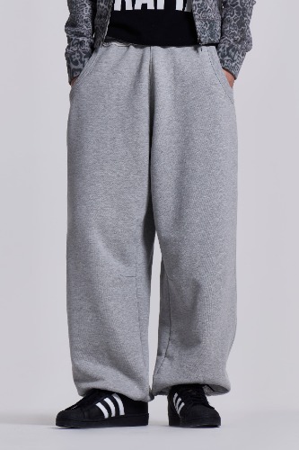 Grey Marl Cuffed Monster Joggers | S / Grey
