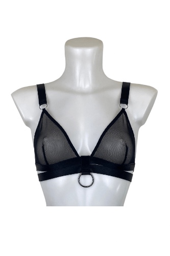 Venom Mesh Bra | S / Silver