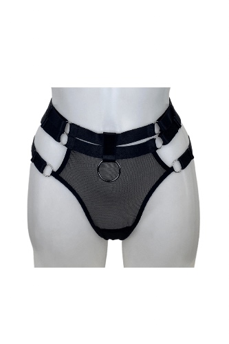 Venom Mesh Thong | S / Silver