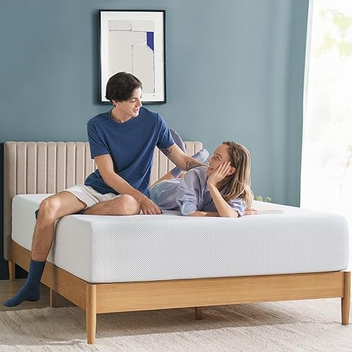 Zinus Queen Mattress - 10 Inch Green Tea Cooling Gel Memory Foam Mattress, Pressure Relief, for Cool Sleep, CertiPUR-US Certified Foam, Mattress in a Box, 10-Year Warranty, Queen Size - Queen - 10 Inch - New Small Box