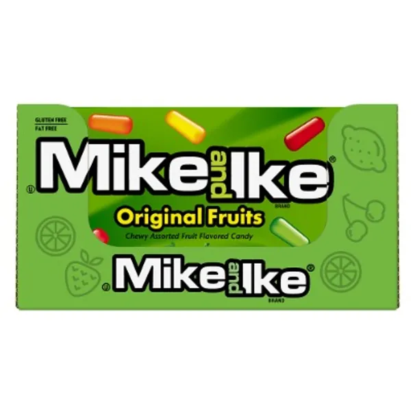 Mike and Ike Chewy Candy, Original, 5 Ounce (Pack of 12)