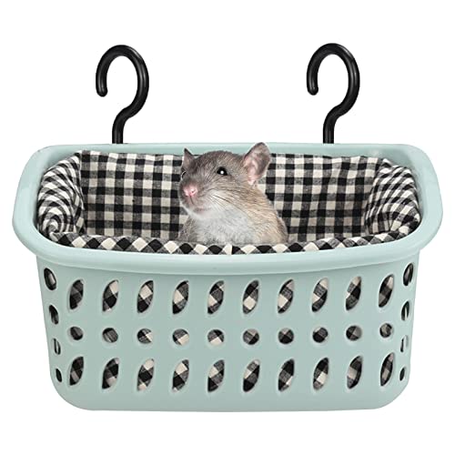 JWShang Ratten-Hängematte für Käfig, kaufest, Ratten-Hängekorb Bett mit stabilen Haken, Haustier-Rattenkäfig-Zubehör für Mäuse, zum Kuscheln und Schlafen, sichere und gemütliche