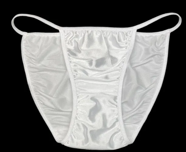 Satin second skin string bikini Lexingtonintimates