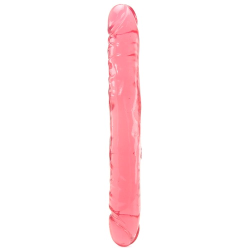 Crystal Jellies 12 Inch Double Dong in Pink | Regular