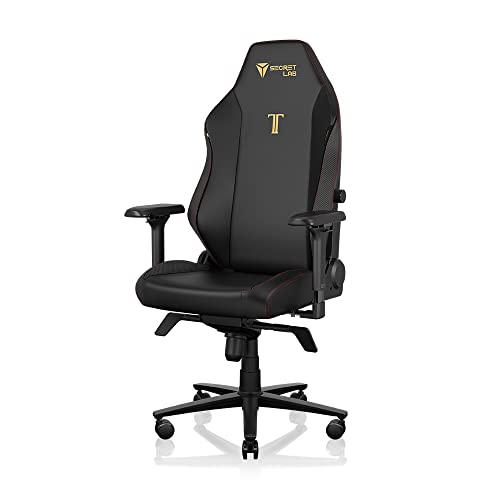 Secretlab TITAN Evo 2022 Stealth Gaming Chair - Reclining, Ergonomic & Heavy Duty Computer Chair with 4D Armrest, Magnetic Head Pillow & Lumbar Support - Big and Tall Up To 395lbs - Black - PU Leather - Stealth - X-Large