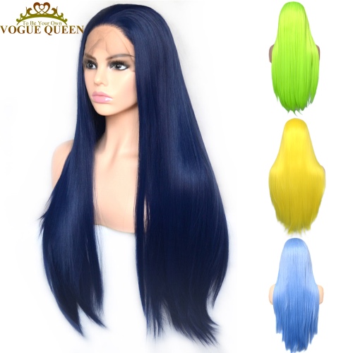 Parrucca lacefront blu
