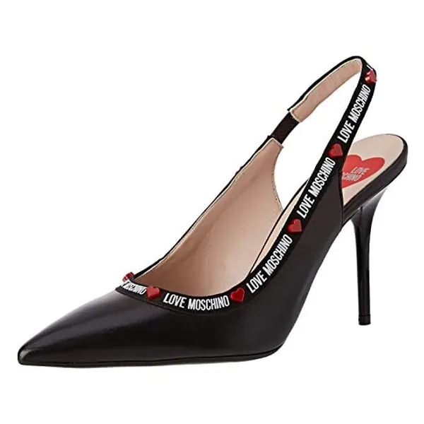 Love Moschino Scarpad.spillo95 Nappa, Scarpe col Tacco Punta Chiusa Donna