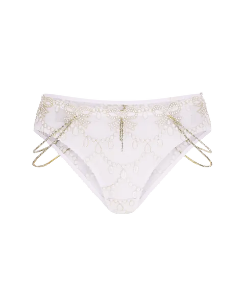 Velvetta Full Brief in Pearl | By Agent Provocateur New In
