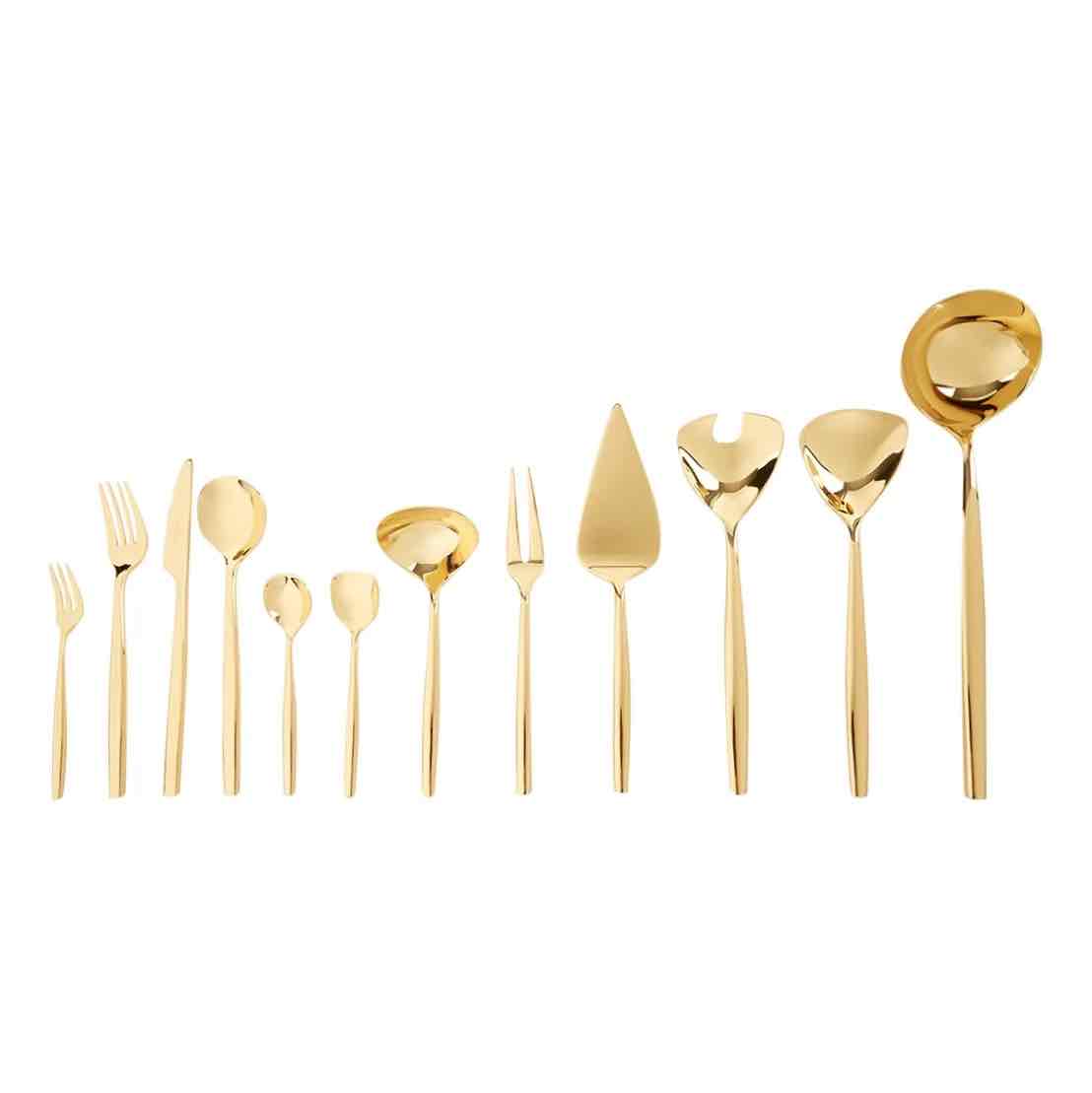 Villeroy & Boch MetroChic bestekset 70-delig • Goud • de Bijenkorf