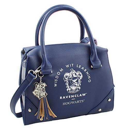 Harry Potter Purse Designer Handbag Hogwarts Houses Womens Top Handle Shoulder Satchel Bag - Ravenclaw
