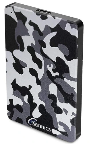 320GB Grey Camo portable drive