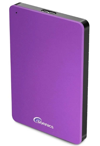 500GB Purple Portable Hard Drive
