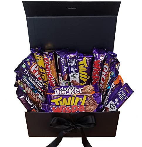 Luxury Cadburys Chocolate Hamper Mega Selection Gift Box Ideal for Men's Birthday for Men - Chocolate - 19 Piece Assortment