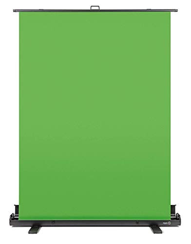 Elgato Green Screen - Collapsible Chroma Key Backdrop, Wrinkle-Resistant Fabric and Ultra-Quick Setup for background removal for Streaming, Video Conferencing, on Instagram, TikTok, Zoom, Teams, OBS