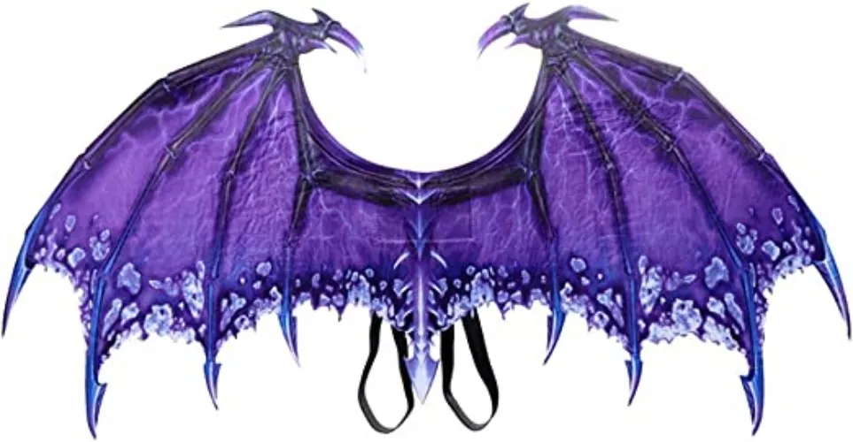Ochine Halloween Dragon Wings Costume Cosplay Pretend Play Dress Up Wing Fantasy Party Props Accessory for Adults and Kids - F