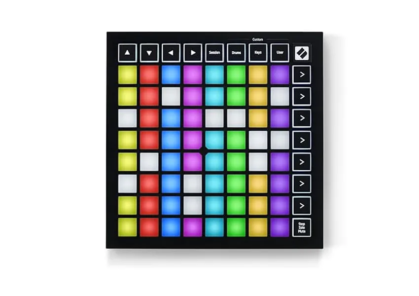 Novation Launchpad Mini [MK3], controller MIDI USB A Griglia Con 64 Pad Portatile, Per Esibizioni Con Ableton Live E Logic Pro