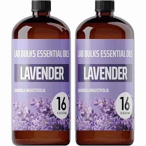 Lavender Essential Oil (16oz) 2-PACK Bulk, 32 oz total