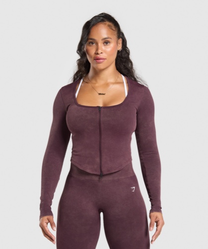Gains Seamless Zip Up
