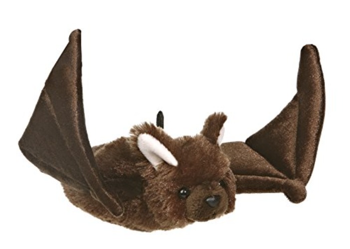 Aurora® Adorable Mini Flopsie™ Bat Stuffed Animal - Playful Ease - Timeless Companions - Brown 8 Inches