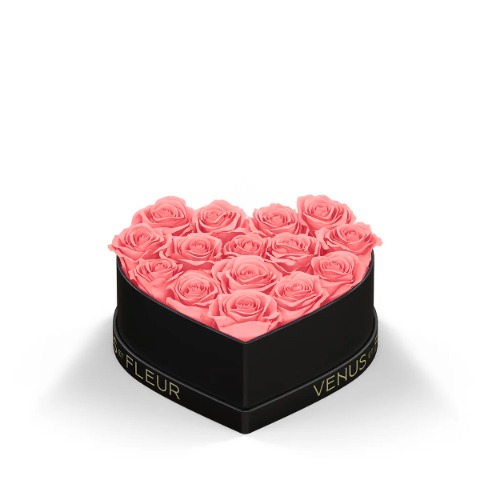 Small Heart | Black Classic / Pink