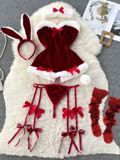 Christmas Bunny Suit