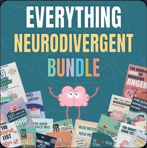 The EVERYTHING Neurodivergent Bundle: Digital Printable Ebook Bundle
