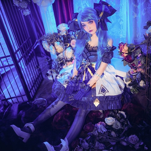 Halloween Cosplay Game League of Legends Cosplay Gwen Cosplay Costume - S