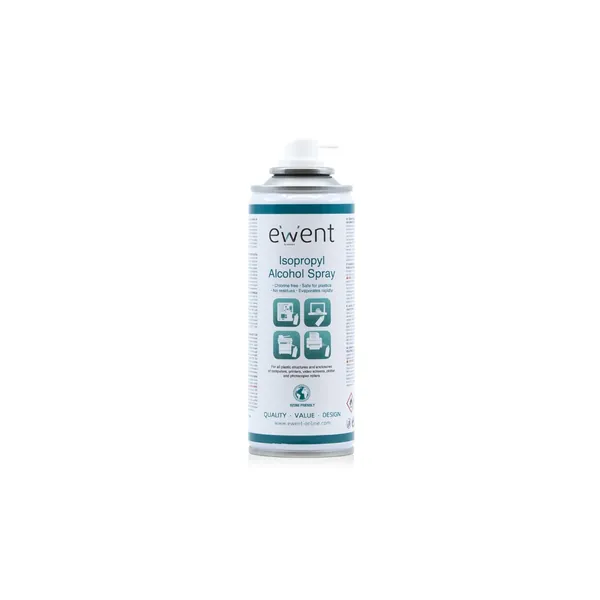 Ewent EW5613 - Pulverizador de Alcohol isopropílico Spray 200ml, Transparente