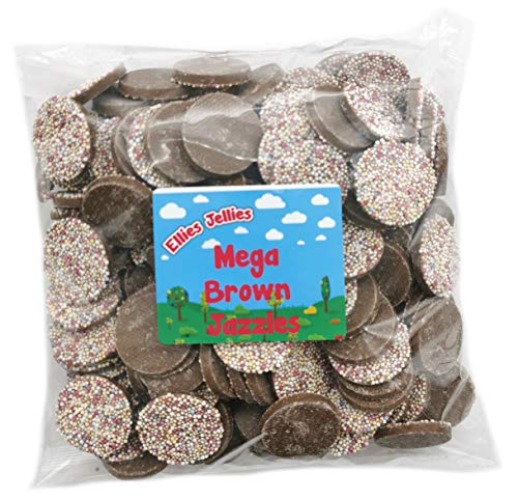 Ellies Jellies Mega Brown Jazzles 1kg Bag