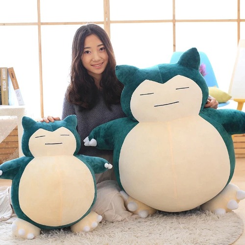 Snorlax Plushie (6 SIZES) - 79" / 200 cm (without stuffing)