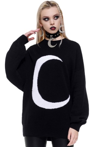 Selena Knit Sweater | XS / Black / 100% Acrylic